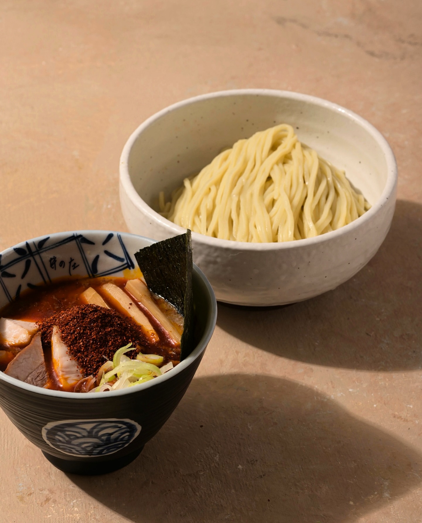 Inosho Tsukemen dipping noodles with concentrated broth and chashu